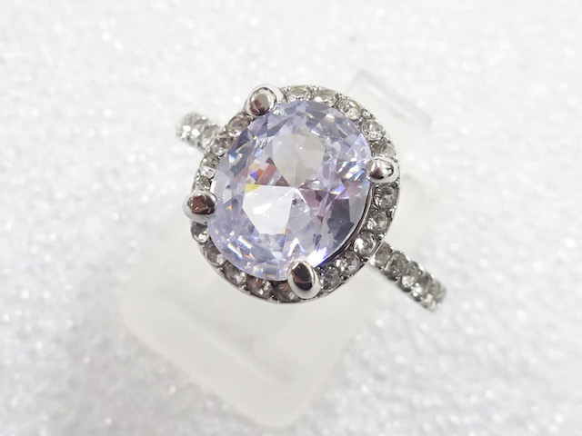JAPANESE KIMONO / ANTIQUE CRYSTAL RING (SIZE 12)